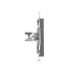 Simon 55 WMDA-P91xx3-116 Pokrywa gniazd teleinformatycznych na Keystone płaska podwójna (moduł); Grafitowy mat