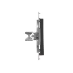 Simon 55 WMDA-P91xx3-149 Pokrywa gniazd teleinformatycznych na Keystone płaska podwójna (moduł); Czarny mat