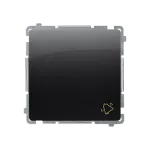 Simon Basic WMUL-090x2x-Y011 Przycisk dzwonek (moduł) 16AX, 250V~, zaciski śrubowe; czarny