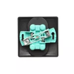 Simon Basic WMUW-10211z-Y011 Gniazdo wtyczkowe z uziemieniem podwójne, monoblok, z przesł.torów prądowych 16A, 250V~, zac.śrubowe; czarny Kompletne - nie do ramek