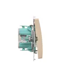 Simon Basic WMUL-010xxx-9011 Łącznik jednobiegunowy (moduł) 10AX, 250V~, szybkozłącza; beż