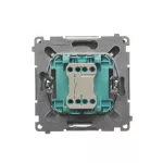 Simon Basic WMUL-010xxx-J011 Łącznik jednobiegunowy (moduł) 10AX, 250V~, szybkozłącza; stal inox