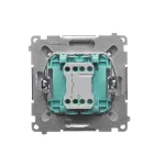 Simon Basic WMUL-010xxx-H011 Łącznik jednobiegunowy (moduł) 10AX, 250V~, szybkozłącza; satynowy