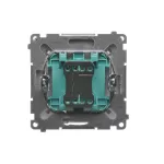 Simon Basic WMUL-010x2x-J011 Łącznik jednobiegunowy (moduł) 16AX, 250V~, zaciski śrubowe; stal inox