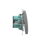 Simon Basic WMUL-010x2x-H011 Łącznik jednobiegunowy (moduł) 16AX, 250V~, zaciski śrubowe; satynowy