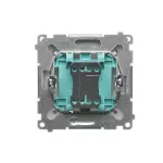 Simon Basic WMUL-010x2x-H011 Łącznik jednobiegunowy (moduł) 16AX, 250V~, zaciski śrubowe; satynowy