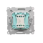 Simon Basic WMUL-011xxx-1011 Łącznik jednobiegunowy z podświetleniem LED (moduł) 10AX, 250V~, szybkozłącza; biały