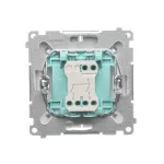 Simon Basic WMUL-050xxx-1011 Łącznik świecznikowy (moduł) 10AX, 250V~, szybkozłącza; biały