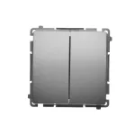 Simon Basic WMUL-050xxx-H011 Łącznik świecznikowy (moduł) 10AX, 250V~, szybkozłącza; satynowy