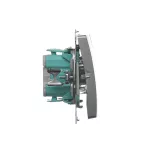 Simon Basic WMUL-050xxx-H011 Łącznik świecznikowy (moduł) 10AX, 250V~, szybkozłącza; satynowy