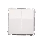 Simon Basic WMUL-050x2x-1011 Łącznik świecznikowy (moduł) 16AX, 250V~, zaciski śrubowe; biały