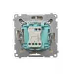 Simon Basic WMUL-051xxx-9011 Łącznik świecznikowy z podświetleniem LED (moduł) 10AX, 250V~, szybkozłącza; beż