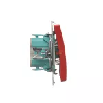 Simon Basic WMUL-050xxx-A011 Łącznik świecznikowy (moduł) 10AX, 250V~, szybkozłącza; czerwony