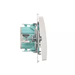 Simon Basic WMUL-060xxx-1011 Łącznik schodowy (moduł) 10AX, 250V~, szybkozłącza; biały