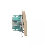 Simon Basic WMUL-060xxx-9011 Łącznik schodowy (moduł) 10AX, 250V~, szybkozłącza; beż