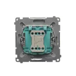 Simon Basic WMUL-060xxx-J011 Łącznik schodowy (moduł) 10AX, 250V~, szybkozłącza; stal inox