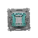 Simon Basic WMUL-060xxx-H011 Łącznik schodowy (moduł) 10AX, 250V~, szybkozłącza; satynowy