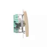 Simon Basic WMUL-060x2x-9011 Łącznik schodowy (moduł) 16AX, 250V~, zaciski śrubowe; beż