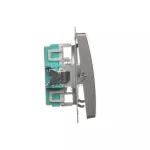 Simon Basic WMUL-060x2x-J011 Łącznik schodowy (moduł) 16AX, 250V~, zaciski śrubowe; stal inox