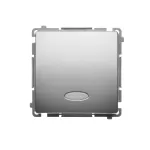 Simon Basic WMUL-061xxx-H011 Łącznik schodowy z podświetleniem LED (moduł) 10AX, 250V~, szybkozłącza; satynowy