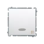 Simon Basic WMUL-071xxx-1011 Łącznik krzyżowy z podświetleniem LED (moduł) 10AX, 250V~, szybkozłącza; biały