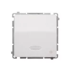 Simon Basic WMUL-071xxx-1011 Łącznik krzyżowy z podświetleniem LED (moduł) 10AX, 250V~, szybkozłącza; biały