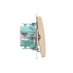 Simon Basic WMUL-071xxx-9011 Łącznik krzyżowy z podświetleniem LED (moduł) 10AX, 250V~, szybkozłącza; beż