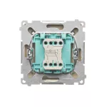 Simon Basic WMUL-071xxx-9011 Łącznik krzyżowy z podświetleniem LED (moduł) 10AX, 250V~, szybkozłącza; beż