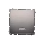 Simon Basic WMUL-071xxx-J011 Łącznik krzyżowy z podświetleniem LED (moduł) 10AX, 250V~, szybkozłącza; stal inox