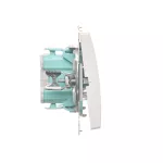 Simon Basic WMUL-090xxx-1011 Przycisk dzwonek (moduł) 10AX, 250V~, szybkozłącza; biały