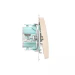 Simon Basic WMUL-090xxx-9011 Przycisk dzwonek (moduł) 10AX, 250V~, szybkozłącza; beż