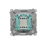 Simon Basic WMUL-090xxx-J011 Przycisk dzwonek (moduł) 10AX, 250V~, szybkozłącza; stal inox