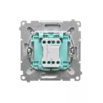 Simon Basic WMUL-090xxx-H011 Przycisk dzwonek (moduł) 10AX, 250V~, szybkozłącza; satynowy