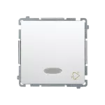 Simon Basic WMUL-091xxx-1011 Przycisk dzwonek z podświetleniem LED (moduł) 10AX, 250V~, szybkozłącza; biały