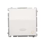 Simon Basic WMUL-091xxx-1011 Przycisk dzwonek z podświetleniem LED (moduł) 10AX, 250V~, szybkozłącza; biały