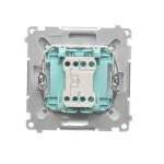 Simon Basic WMUL-091xxx-1011 Przycisk dzwonek z podświetleniem LED (moduł) 10AX, 250V~, szybkozłącza; biały