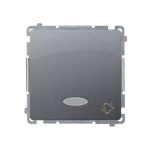 Simon Basic WMUL-091xxx-J011 Przycisk dzwonek z podświetleniem LED (moduł) 10AX, 250V~, szybkozłącza; stal inox