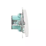 Simon Basic WMUL-080x2x-1011 Przycisk światło (moduł) 16AX, 250V~, zaciski śrubowe; biały