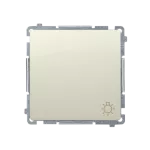 Simon Basic WMUL-080x2x-9011 Przycisk światło (moduł) 16AX, 250V~, zaciski śrubowe; beż