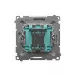 Simon Basic WMUL-080x2x-J011 Przycisk światło (moduł) 16AX, 250V~, zaciski śrubowe; stal inox