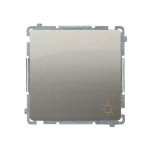 Simon Basic WMUL-080x2x-H011 Przycisk światło (moduł) 16AX, 250V~, zaciski śrubowe; satynowy