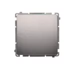 Simon Basic WMUL-0P0xxx-J011 Przycisk pojedynczy zwierny bez piktogramu (moduł) 10AX, 250V~, szybkozłącza; stal inox