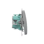 Simon Basic WMUL-0P1xxx-H011 Przycisk pojedynczy zwierny bez piktogramu z podświetleniem LED (moduł) 10AX, 250V~, szybkozłącza; satynowy