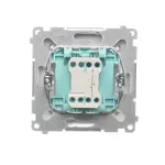 Simon Basic WMUL-011RP1-1011 Przycisk pojedynczy rozwierny bez piktogramu (moduł) 10AX, 250V~, zaciski śrubowe; biały