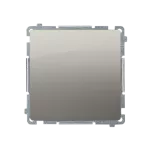 Simon Basic WMUL-011RP1-H011 Przycisk pojedynczy rozwierny bez piktogramu (moduł) 10AX, 250V~, zaciski śrubowe; satynowy