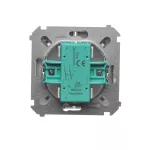 Simon Basic WMUL-040xxx-H011 Przycisk roletowy (moduł) 10AX, 250V~, zaciski śrubowe; satynowy