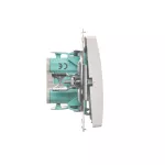 Simon Basic WMUL-020xxx-1011 Łącznik dwubiegunowy (moduł) 10AX, 250V~, szybkozłącza; biały