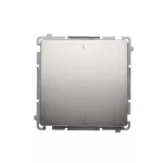 Simon Basic WMUL-020xxx-H011 Łącznik dwubiegunowy (moduł) 10AX, 250V~, szybkozłącza; satynowy