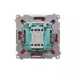 Simon Basic WMUL-020xxx-A011 Łącznik dwubiegunowy (moduł) 10AX, 250V~, szybkozłącza; czerwony