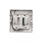 Simon Basic WMUL-0H1xx1-J011 Łącznik hotelowy pojedynczy z podświetleniem LED, Imax 10 (2) A; stal inox